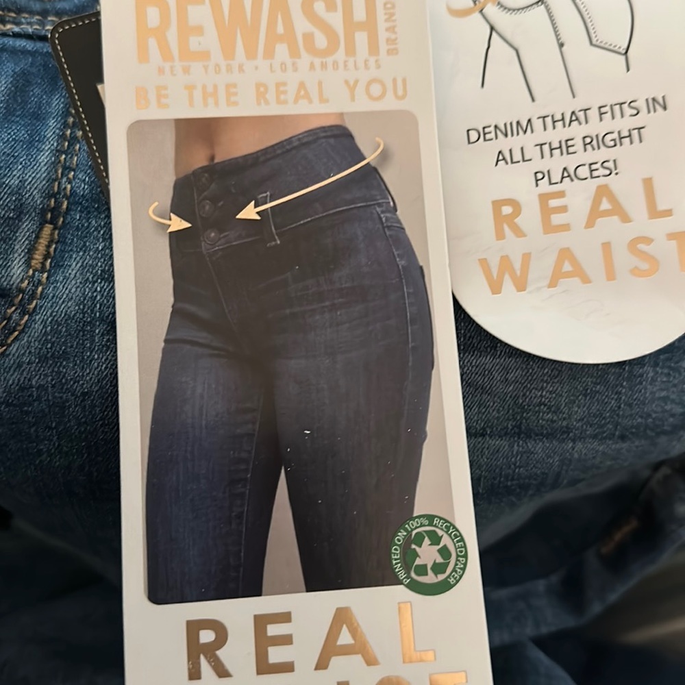 REWASH Real Waist High Rise Jegging Size 1 🦋 - Picture 3 of 9